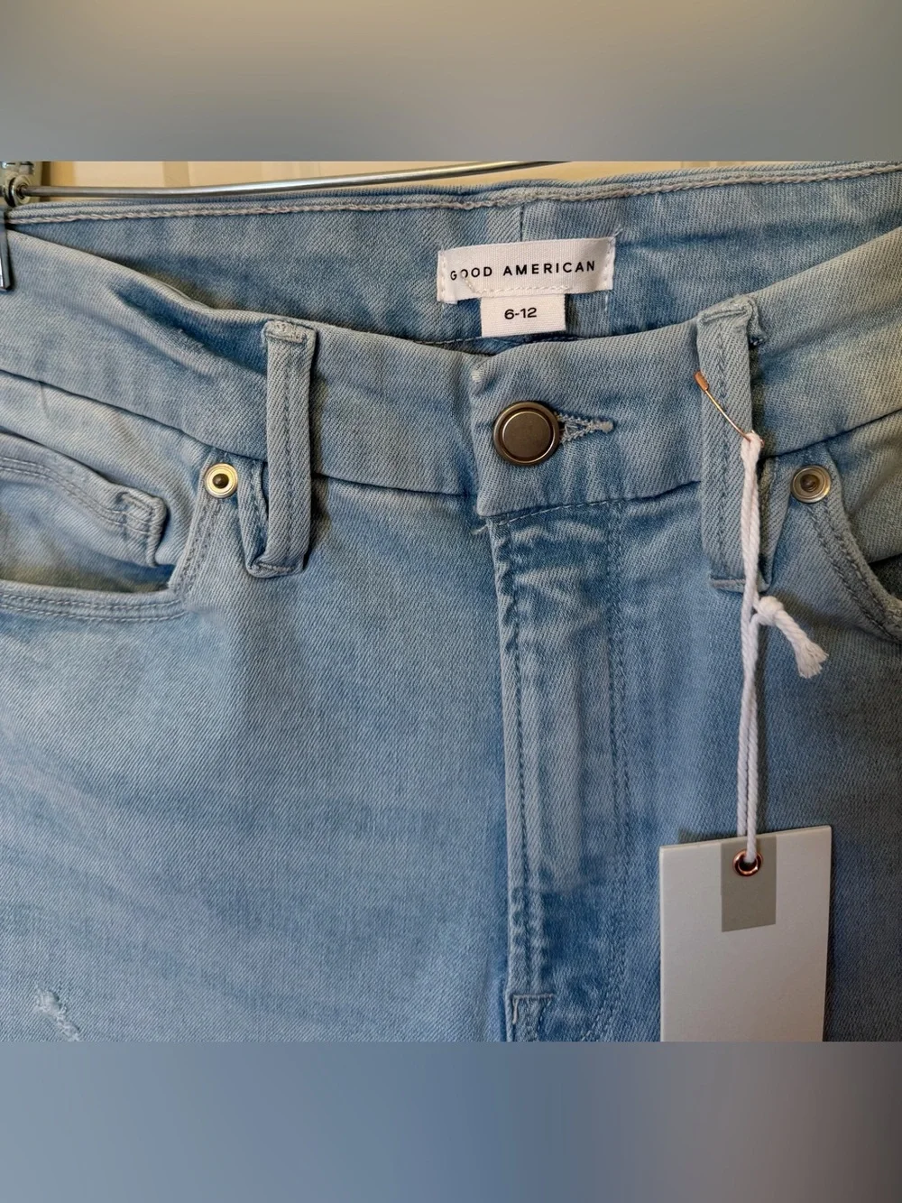 NWT Good American ALWAYS FITS GOOD LEGS FLARE Stretch Jeans, Sizes 6-12